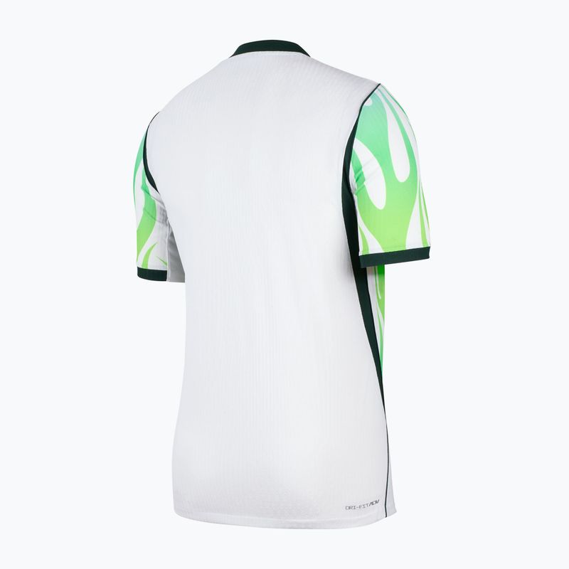 Koszulka piłkarska męska Nike Nigeria 2026/27 Match Away white/green glow/black 2