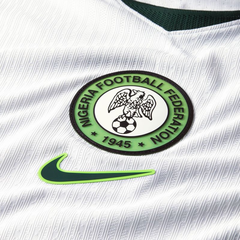 Koszulka piłkarska męska Nike Nigeria 2026/27 Match Away white/green glow/black 3