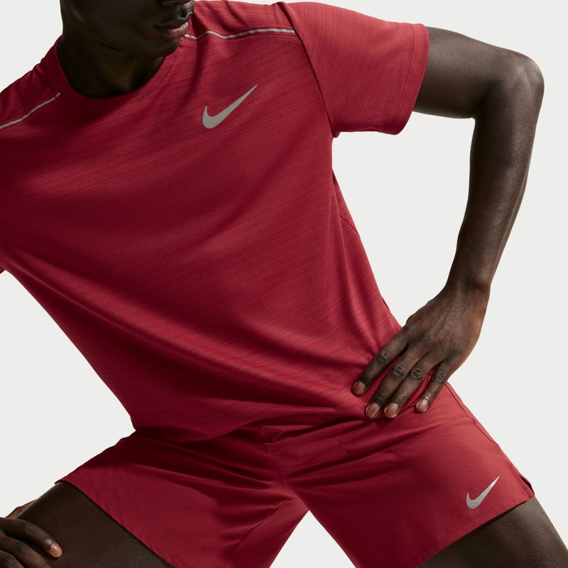 Spodenki do biegania męskie Nike Stride Dri-Fit Brief-Lined 7" team crimson 4