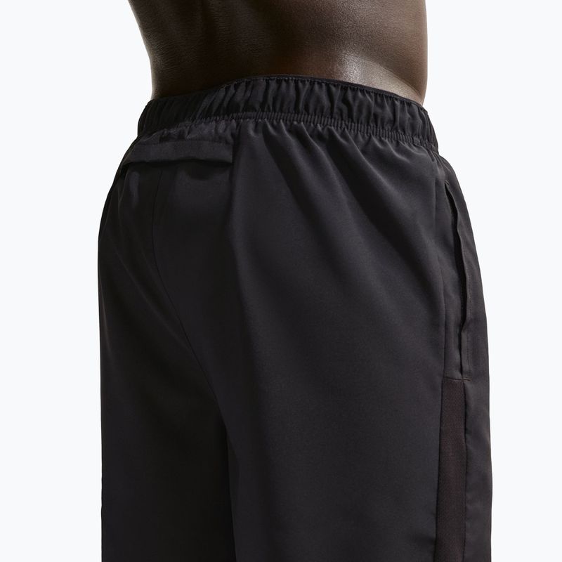 Spodenki męskie Nike Challenger Dri-Fit Brief-Lined 7" black/white 6