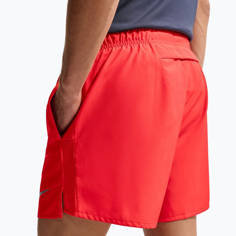 Spodenki męskie Nike Dri-Fit Challenger 7" Brief-Lined light crimson/light crimson 4