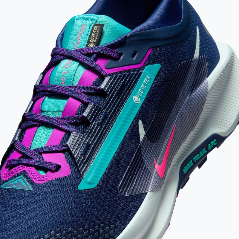 Buty do biegania męskie Nike Pegasus Trail 5 GORE-TEX midnight navy/hyper pink/glacier blue 8