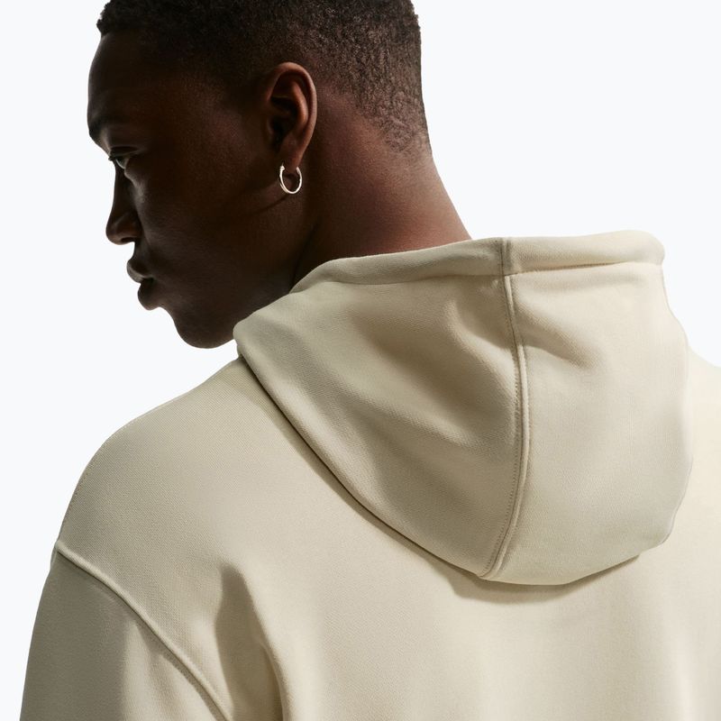 Bluza męska Nike Club French Terry Pullover Hoodie light khaki/light khaki/white 5