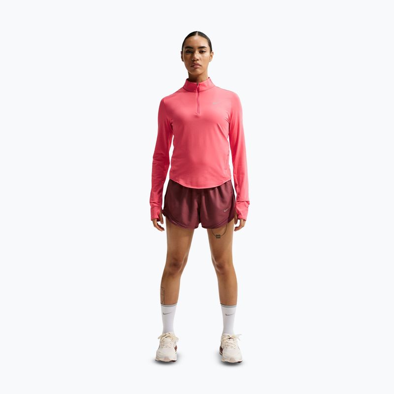 Bluza do biegania damska Nike Swift Dri-Fit UV 1/4-Zip sea coral 2