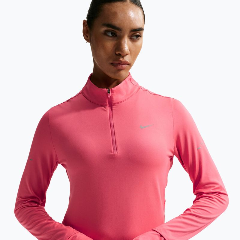 Bluza do biegania damska Nike Swift Dri-Fit UV 1/4-Zip sea coral 4