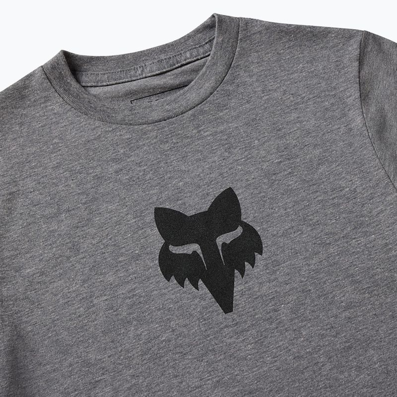 Koszulka dziecięca Fox Racing Fox Head SS Tee heather dark grey 3