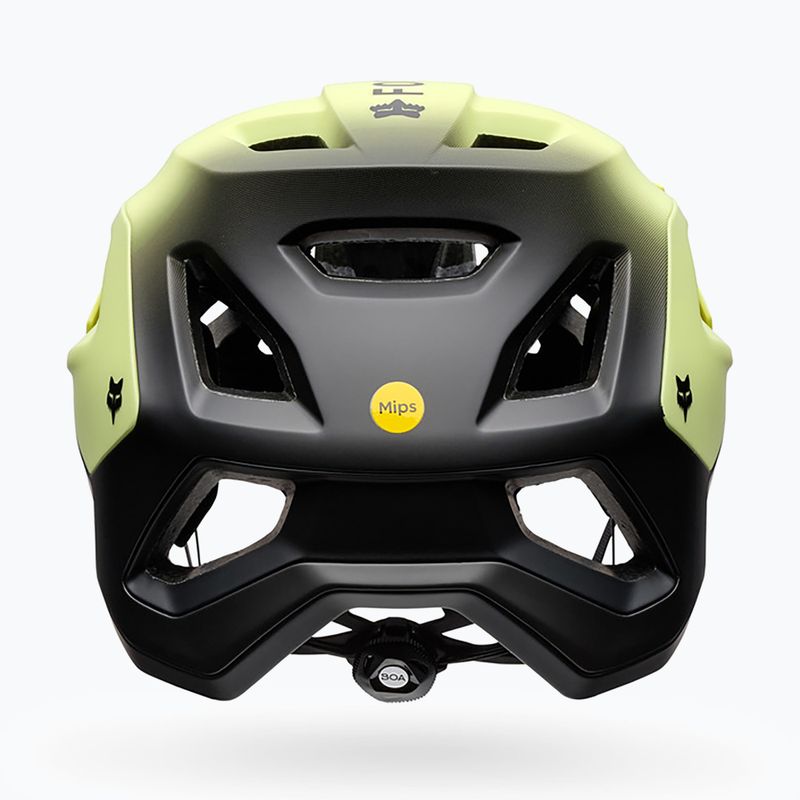 Kask rowerowy Fox Racing Speedframe Pro Backfade lime 4