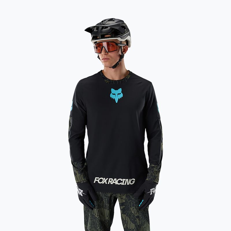 Longsleeve rowerowy męski Fox Racing Defend Thermal Lunar black