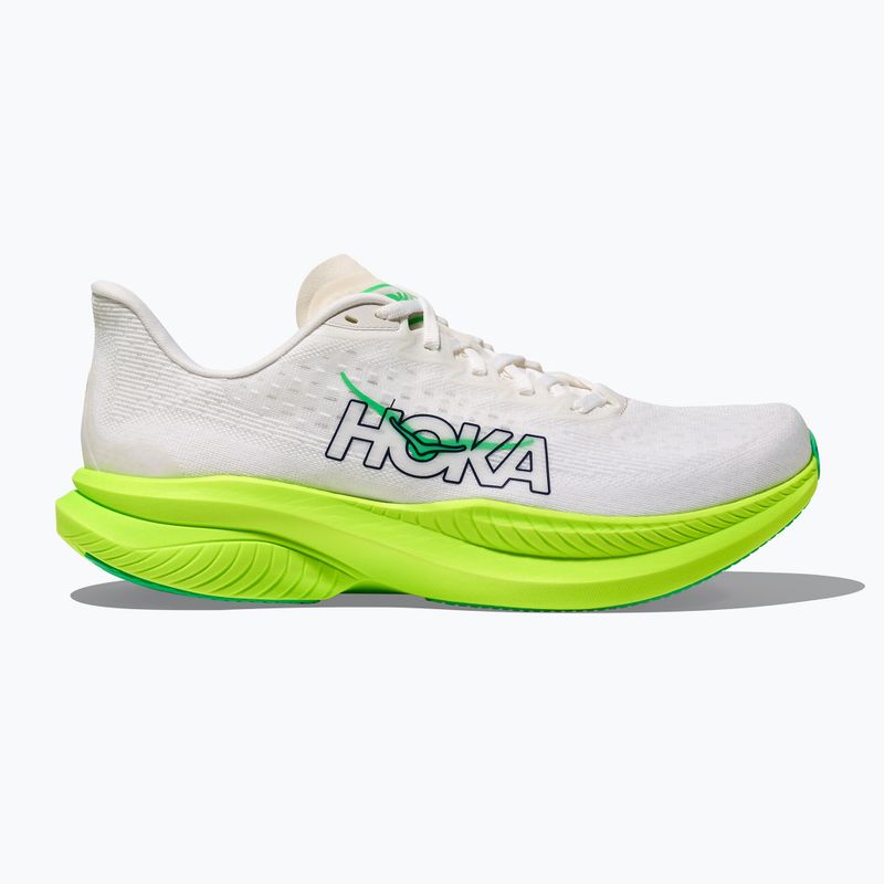 Buty do biegania męskie HOKA Mach 6 white/neon lime 9