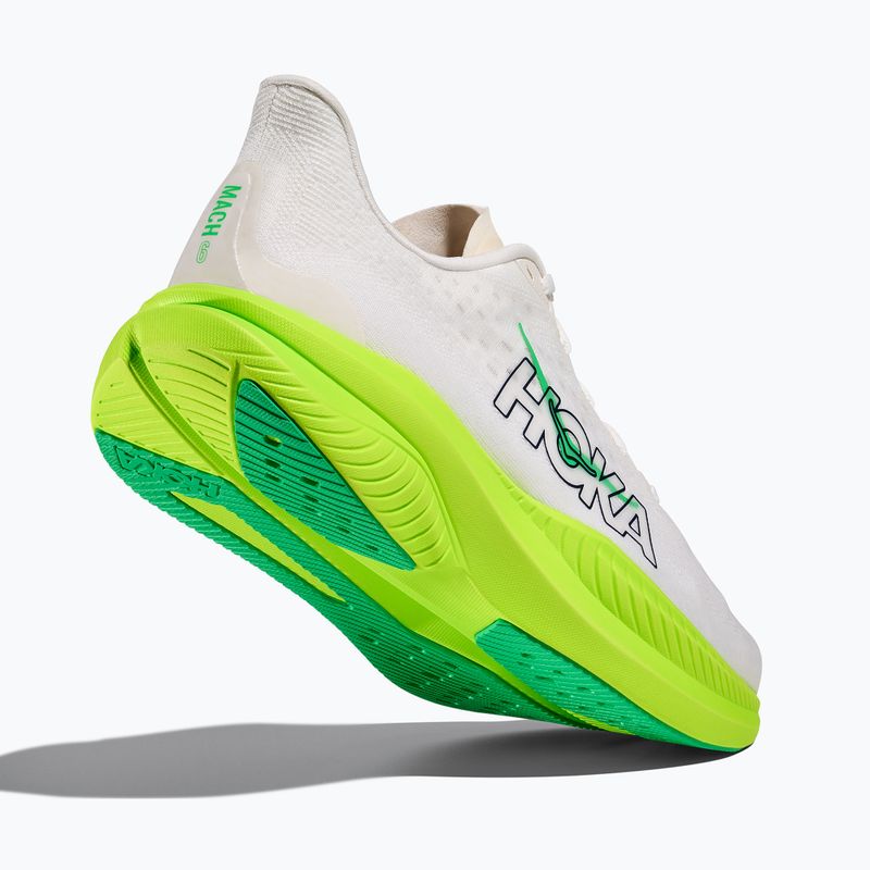 Buty do biegania męskie HOKA Mach 6 white/neon lime 12