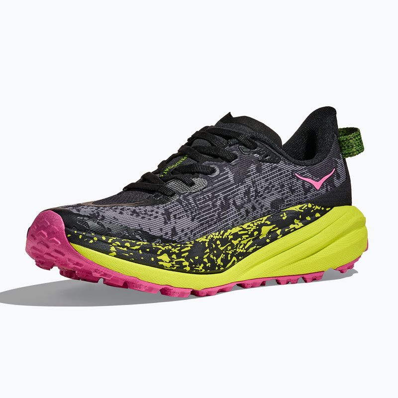 Buty do biegania damskie HOKA Speedgoat 6 black/neon rose 11