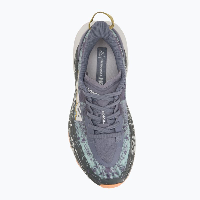 Buty do biegania damskie HOKA Speedgoat 6 grey skies/cosmic grey 4