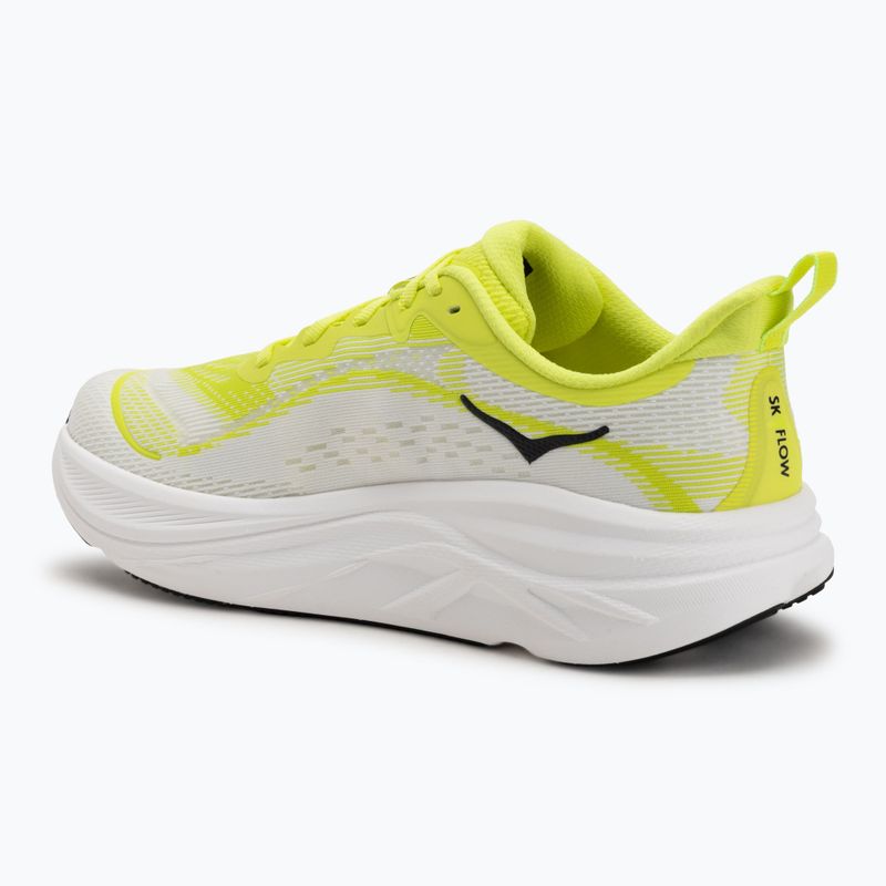 Buty do biegania męskie HOKA Skyflow neon hoka citrus/neon white 3