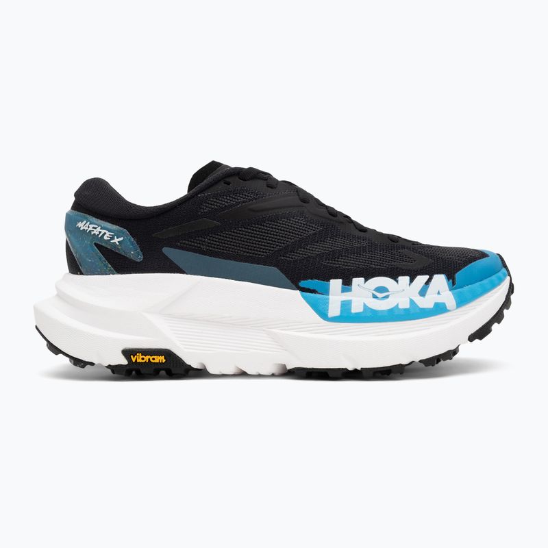 Buty do biegania męskie HOKA Mafate X black/skyward blue 2