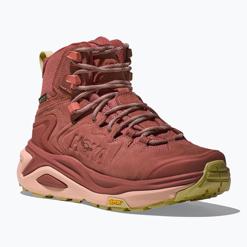 Buty trekkingowe damskie HOKA Kaha 3 GTX rouge/rose latte 8