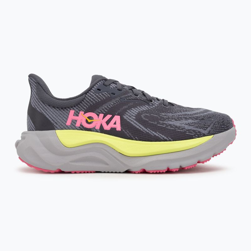 Buty do biegania damskie HOKA Arahi 8 charcoal grey/grey skies 2