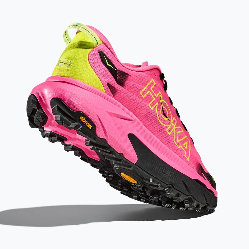 Buty do biegania męskie HOKA Mafate 5 neon rose/black 8