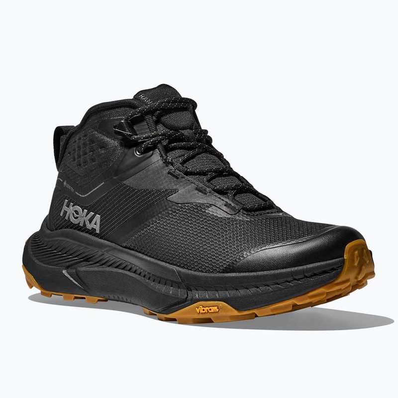 Buty trekkingowe męskie HOKA Transport Hike GTX black/black 8