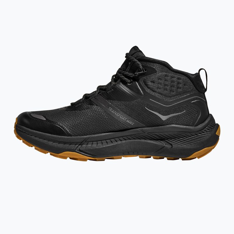 Buty trekkingowe męskie HOKA Transport Hike GTX black/black 10