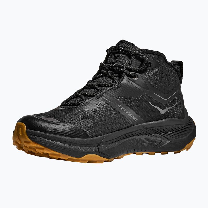 Buty trekkingowe męskie HOKA Transport Hike GTX black/black 11