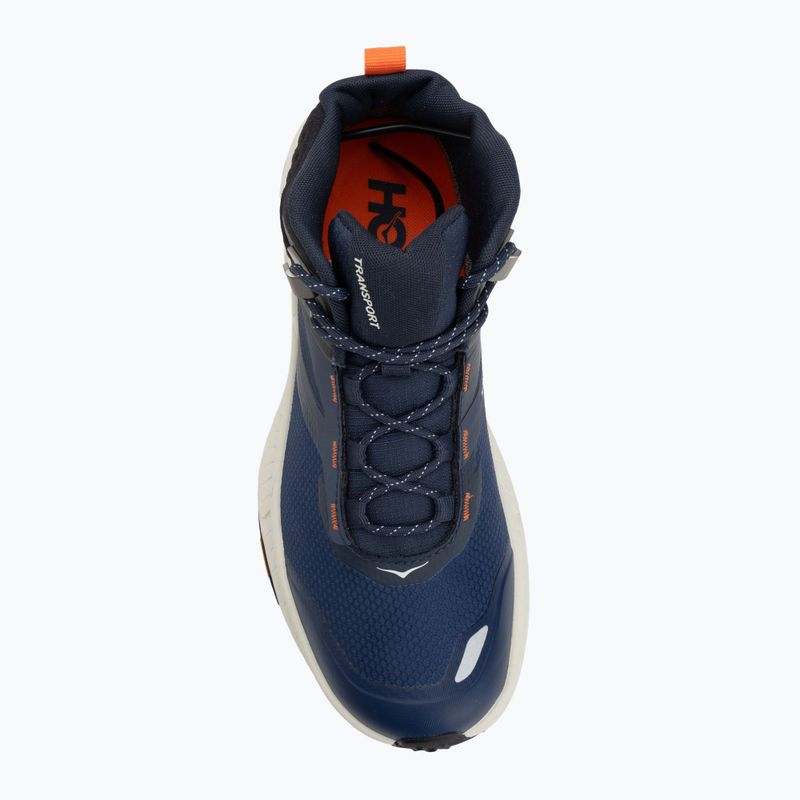 Buty trekkingowe męskie HOKA Transport Hike GTX varsity navy/truffle salt 5
