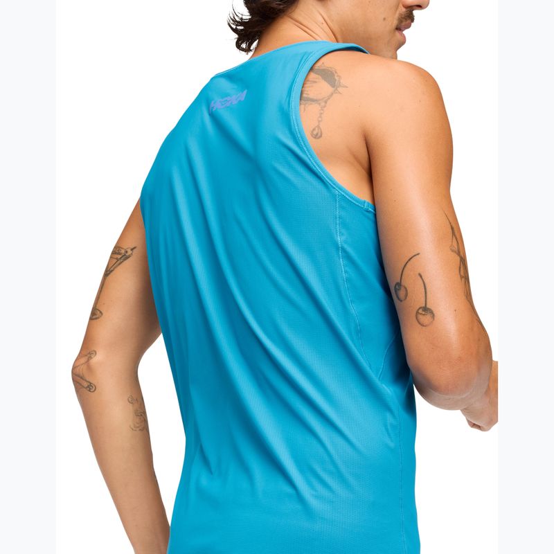 Koszulka do biegania męska HOKA Airolite Tank 2.0 hoka blue 5
