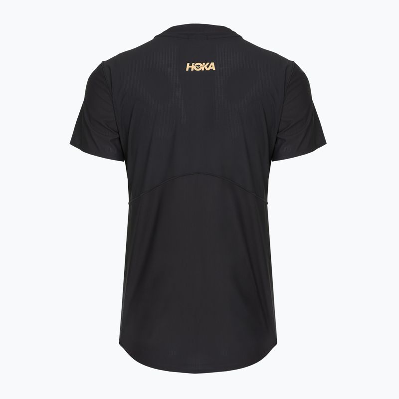 Koszulka do biegania damska HOKA Airolite 2.0 black/gold 6
