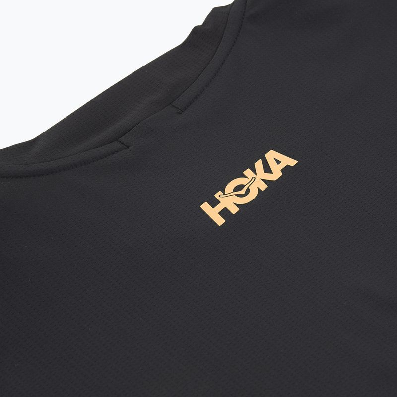 Koszulka do biegania damska HOKA Airolite 2.0 black/gold 8