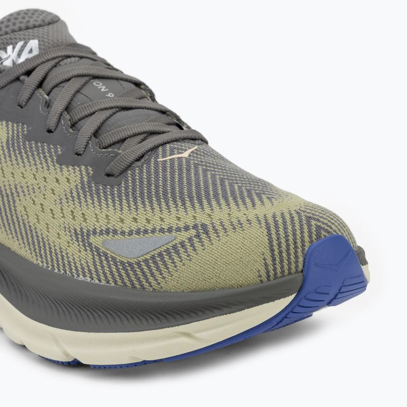 Buty do biegania męskie HOKA Clifton 9 GTX gravel/eggshell 7