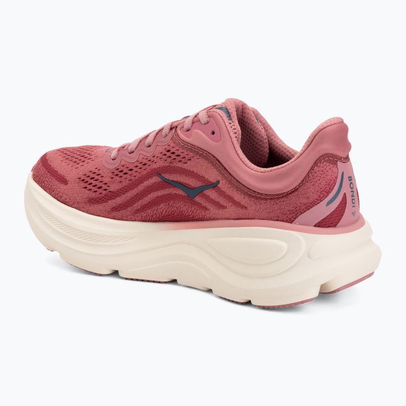 Buty do biegania damskie HOKA Bondi 9 lingonberry/cranberry 3