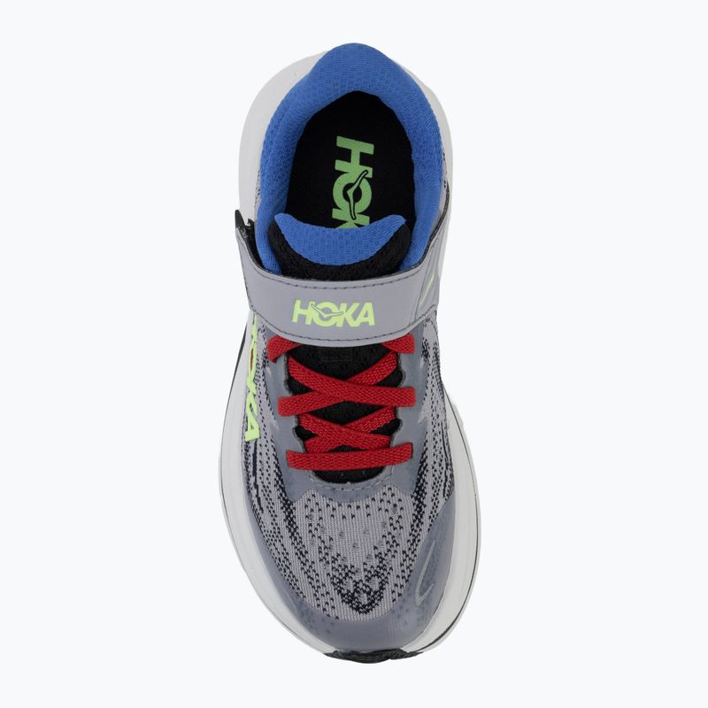 Buty do biegania dziecięce HOKA Clifton 10 foggy grey/black 5