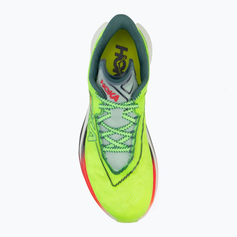 Buty do biegania HOKA Cielo X1 3.0 neon yuzu/thyme 5