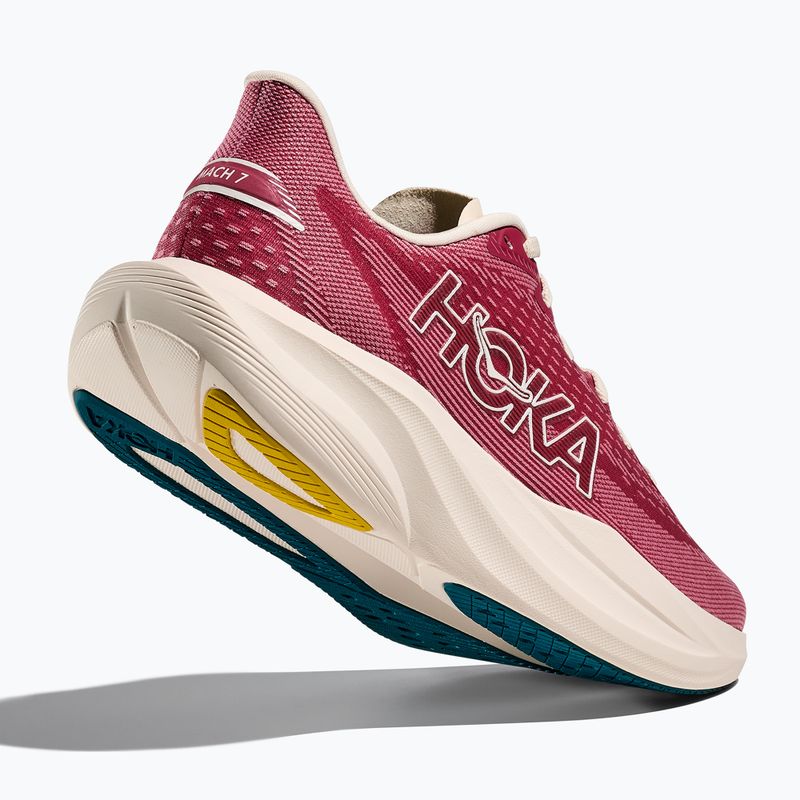 Buty do biegania damskie HOKA Mach 7 lingonberry/cranberry 8
