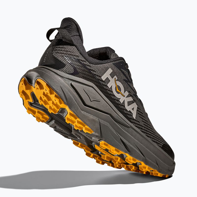Buty do biegania męskie HOKA Challenger 8 GTX asphalt grey/varsity yellow 8