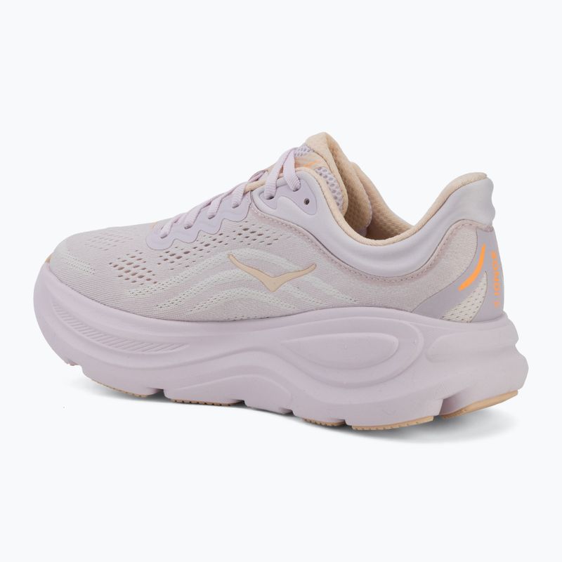 Buty do biegania damskie HOKA Bondi 9 lilac cream/tangerine glow 3