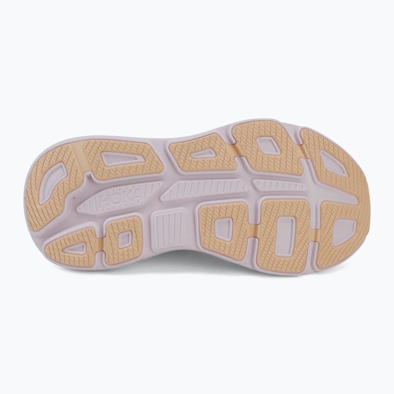 Buty do biegania damskie HOKA Bondi 9 lilac cream/tangerine glow 4