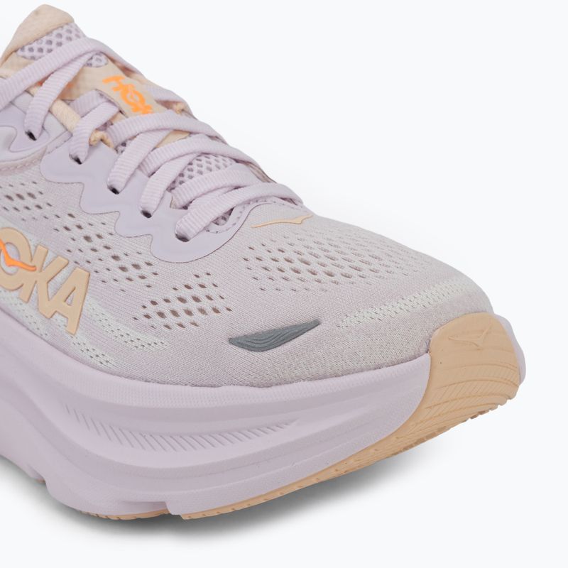 Buty do biegania damskie HOKA Bondi 9 lilac cream/tangerine glow 7