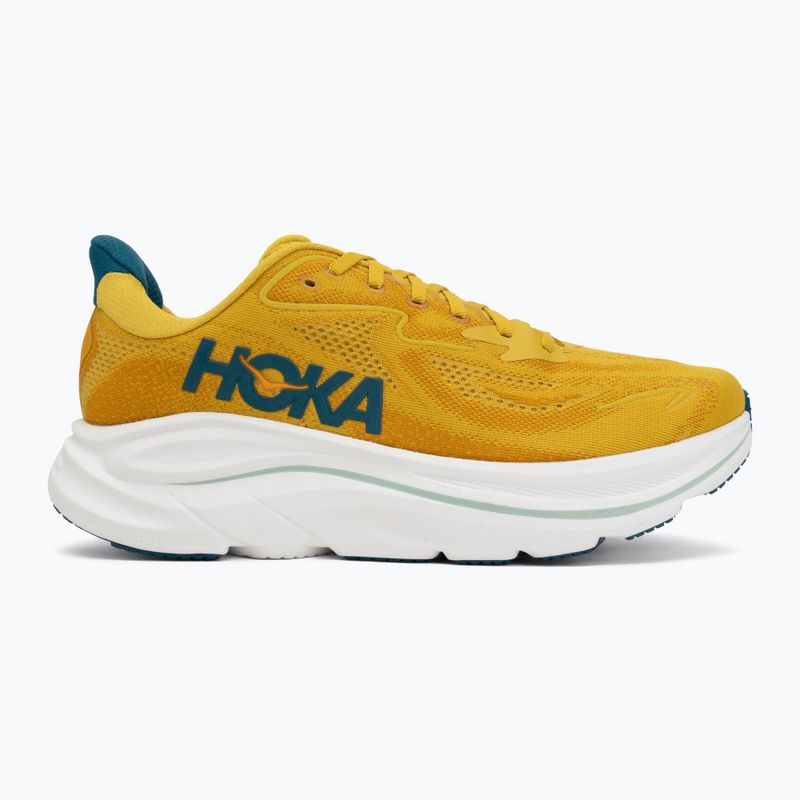 Buty do biegania męskie HOKA Clifton 10 yellow gold/tidal wave 2