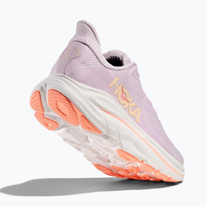 Buty do biegania damskie HOKA Clifton 10 lilac cream/tangerine glow 12