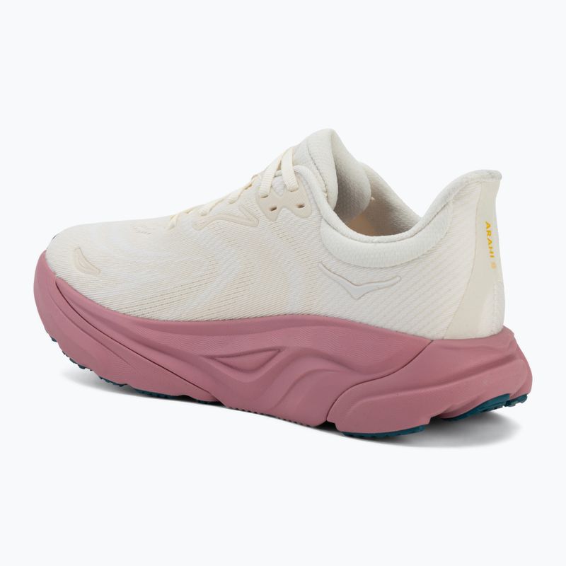 Buty do biegania damskie HOKA Arahi 8 alabaster/lingonberry 3