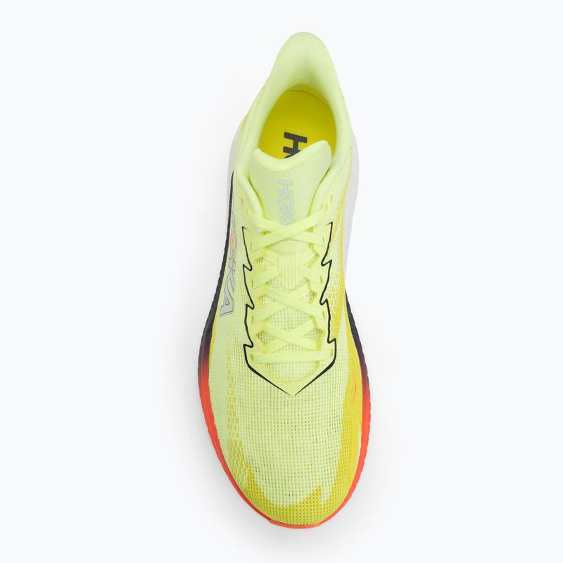Buty do biegania męskie HOKA Mach X 3 Wide neon yuzu/squid ink 5