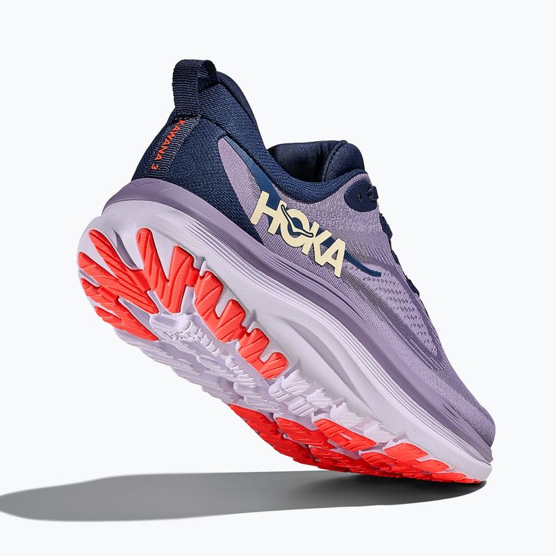 Buty do biegania damskie HOKA Kawana 3 berry jam/midnight blue 12