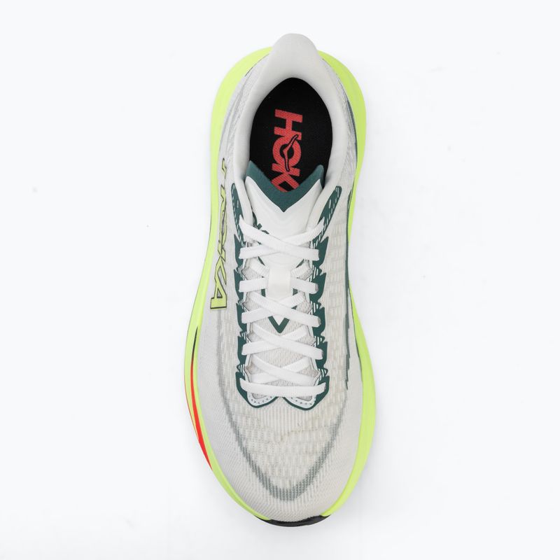 Buty do biegania męskie HOKA Mach 7 Wide frost/neon yuzu 5