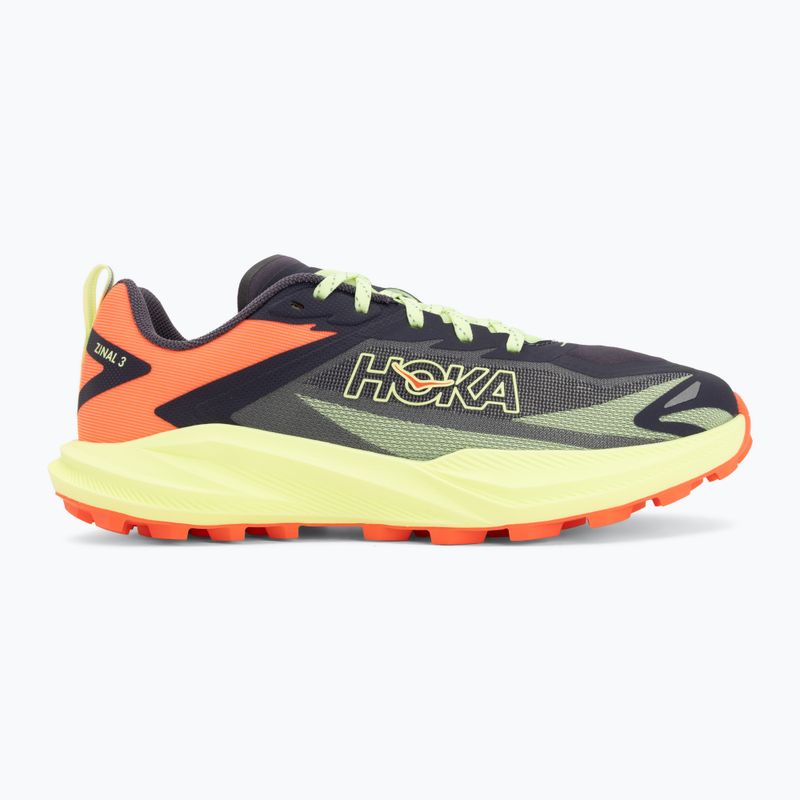 Buty do biegania damskie HOKA Zinal 3 squid ink/neon yuzu 2