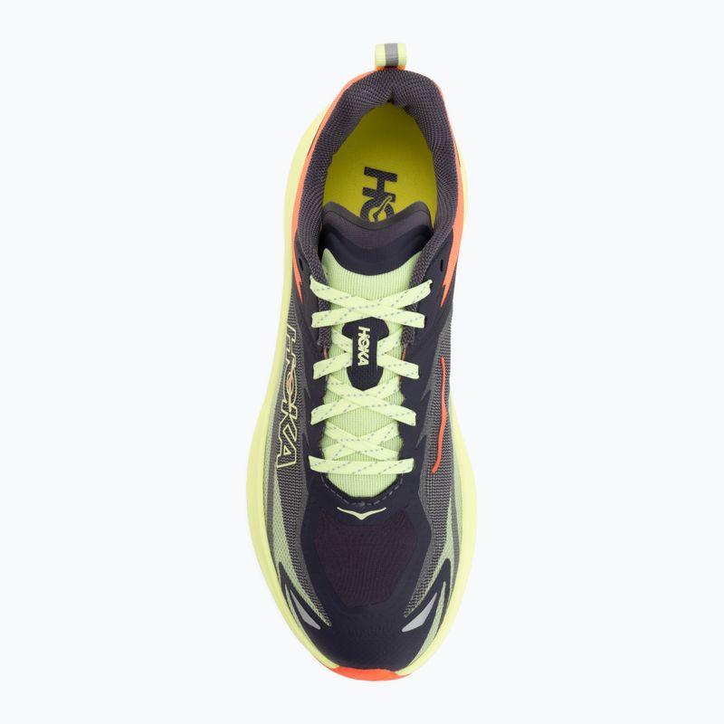 Buty do biegania damskie HOKA Zinal 3 squid ink/neon yuzu 5