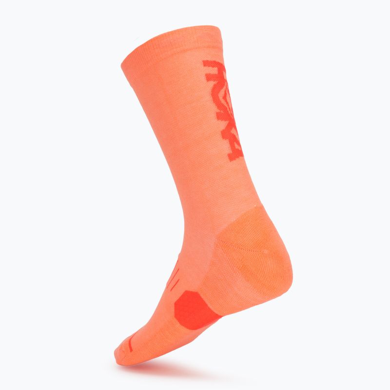 Skarpety HOKA Gpx Crew Run neon cantaloupe 2