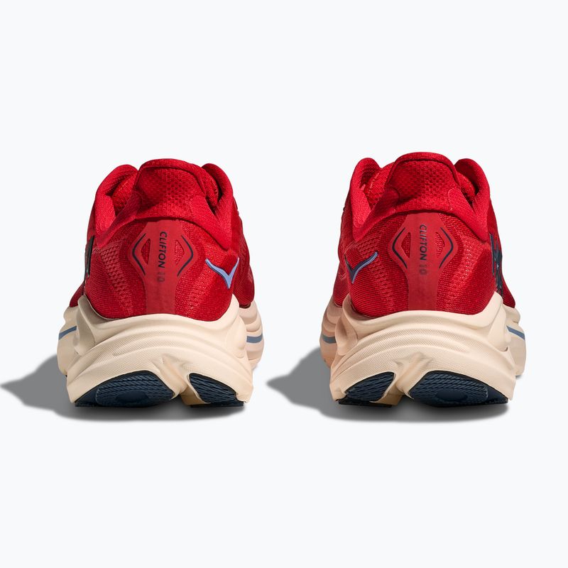 Buty do biegania męskie HOKA Clifton 10 vermillion/varsity navy 6