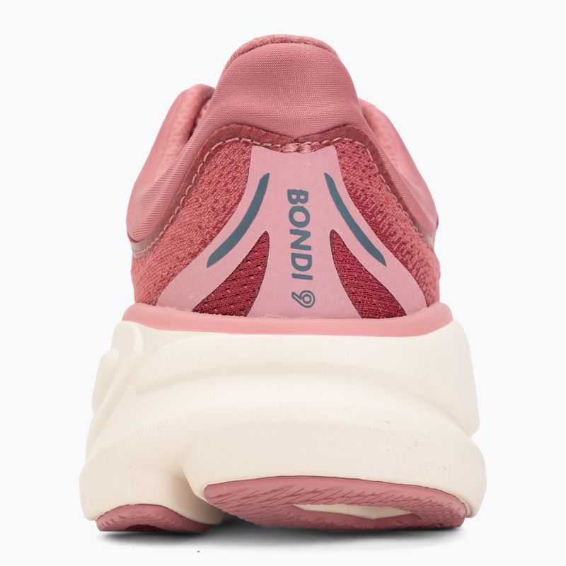 Buty do biegania damskie HOKA Bondi 9 Wide lingonberry/cranberry 6