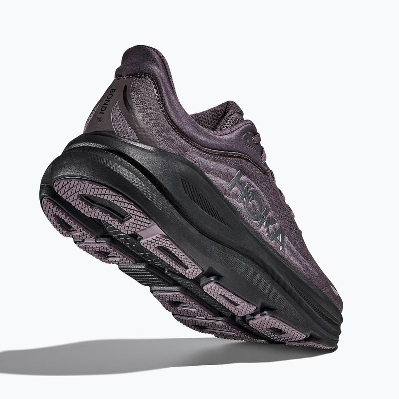 Buty do biegania męskie HOKA Bondi 9 galaxy /carbon black 5