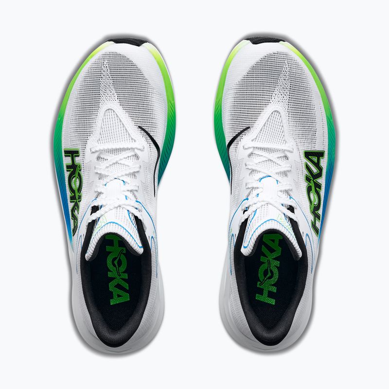 Buty do biegania HOKA Rocket X 3 frost/electric lime 8